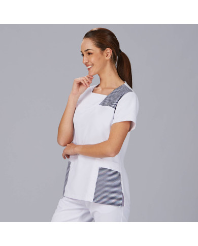 BLUSA MUJER CERRADA COMBI NAVAS GARYS