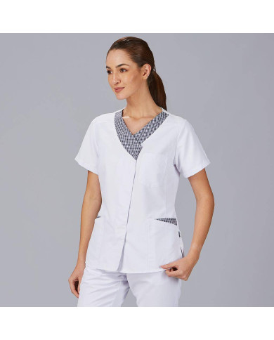 BLUSA MUJER ABIERTA COMBI PEÃA GARYS