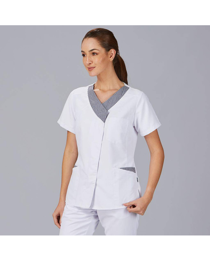 BLUSA MUJER ABIERTA COMBI PEÃA GARYS