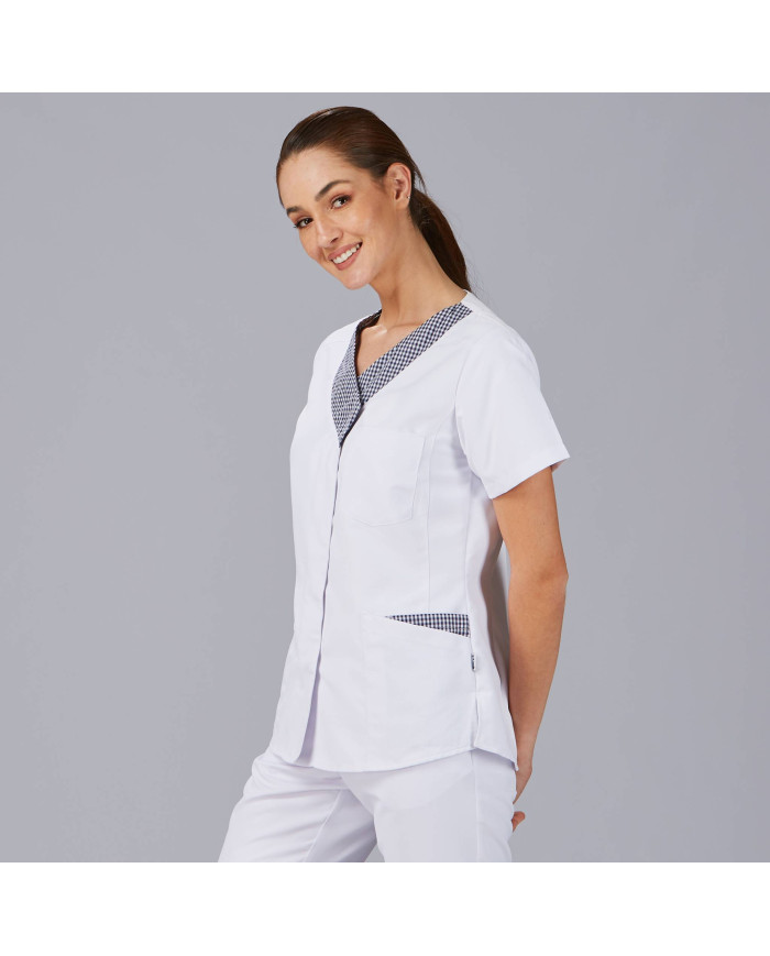 BLUSA MUJER ABIERTA COMBI PEÃA GARYS