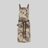 DELANTAL PETO ESTAMPADO FLORES 88X74 CM GARYS