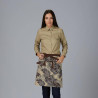 DELANTAL CORTO ESTAMPADO FLORES 50X74 CM GARYS
