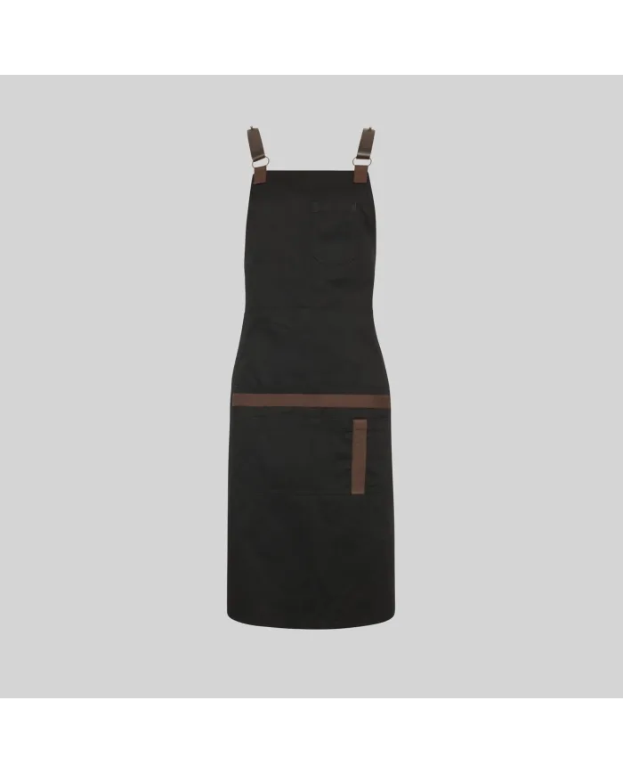 DELANTAL PETO HERRAJES EN PIEL 88X74 CM GARYS