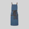 DELANTAL PETO HERRAJES EN PIEL 88X74 CM GARYS