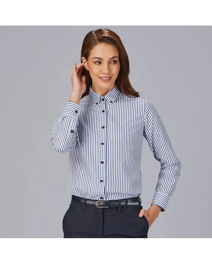CAMISA MUJER RAYAS BICOLOR SIMONETTA GARYS