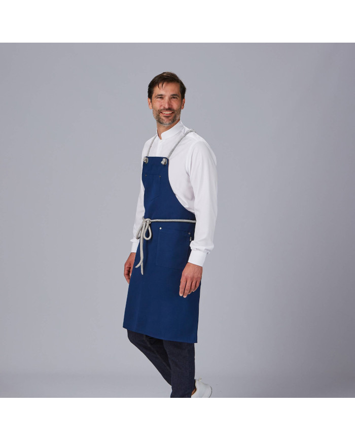 DELANTAL PETO CORDON TRENZADO 88X74 CM GARYS