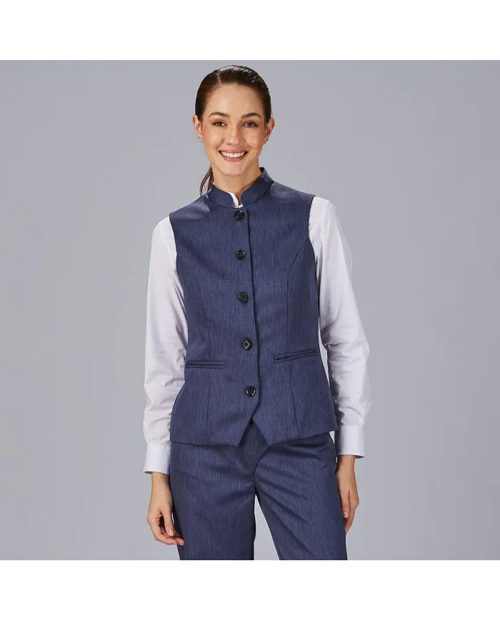CHALECO MUJER CUELLO MAO LUJAN GARYS