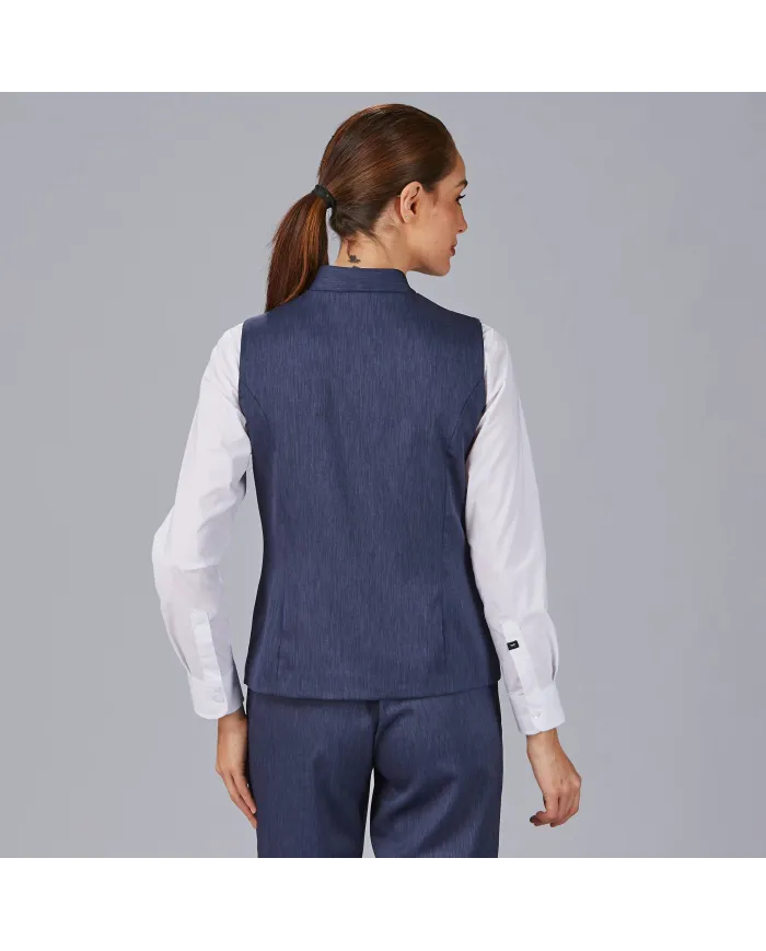 CHALECO MUJER CUELLO MAO LUJAN GARYS