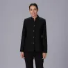 CHAQUETA MUJER MAO NEGRA BOTON DORADO GARYS