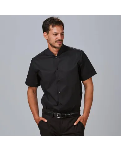 CAMISA HOMBRE M/C C/MAO SLIM FIT ELASTAN "RED LINE" GARYS