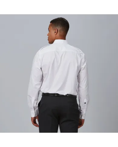 CAMISA UNISEX CHARRETERAS M/L ELASTAN "RED LINE" GARYS