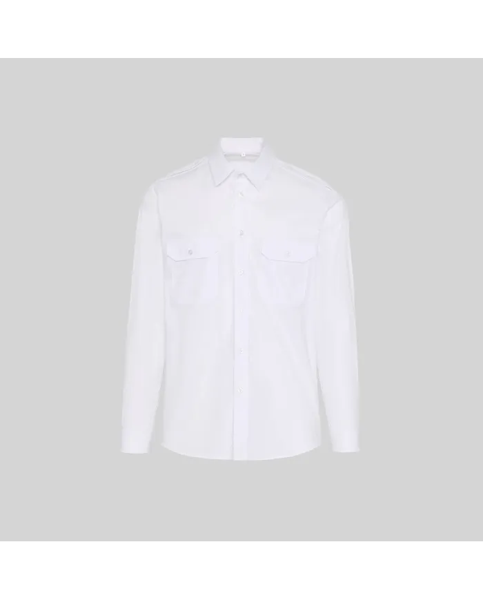 CAMISA UNISEX CHARRETERAS M/L ELASTAN "RED LINE" GARYS