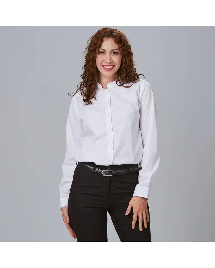 CAMISA MUJER M/L C/MAO ELASTAN "RED LINE" GARYS