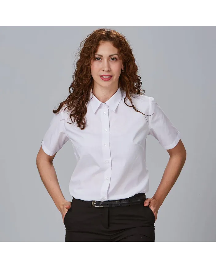 CAMISA MUJER M/C ELASTAN "RED LINE" GARYS