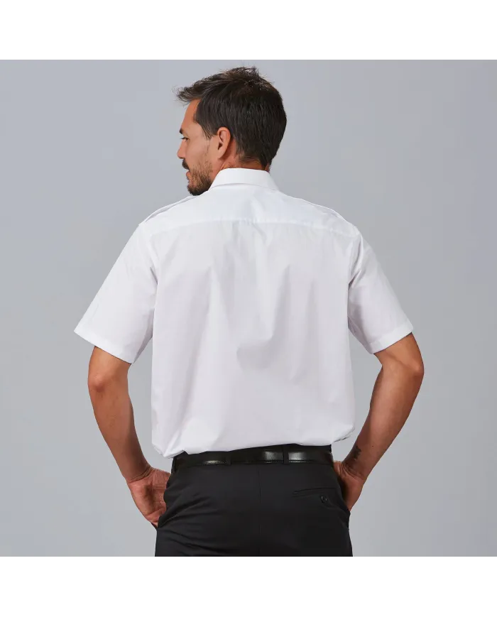 CAMISA UNISEX CHARRETERAS M/C ELASTAN "RED LINE" GARYS