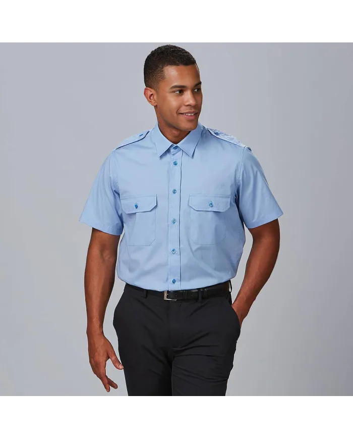 CAMISA UNISEX CHARRETERAS M/C ELASTAN "RED LINE" GARYS