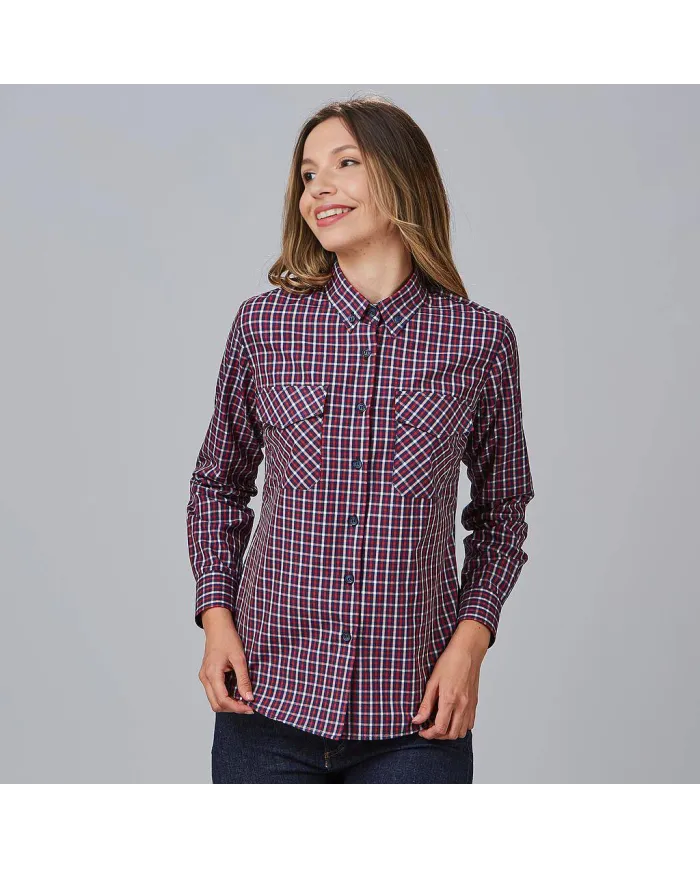 CAMISA MUJER CUADROS CATERINA GARYS
