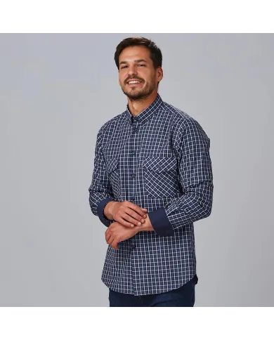 CAMISA HOMBRE SLIM FIT CUADROS FAUSTO GARYS