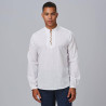 CAMISA HOMBRE DANTE SLIM FIT FALSO LINO GARYS