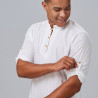 CAMISA HOMBRE DANTE SLIM FIT FALSO LINO GARYS