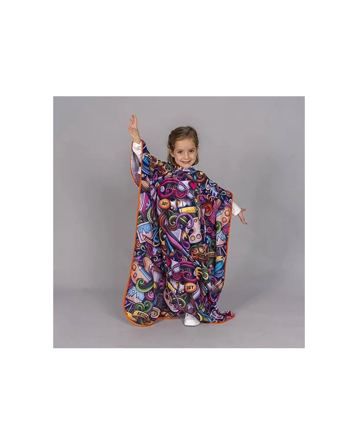 CAPA DE PELUQUERIA INFANTIL ESTAMPADA GARYS