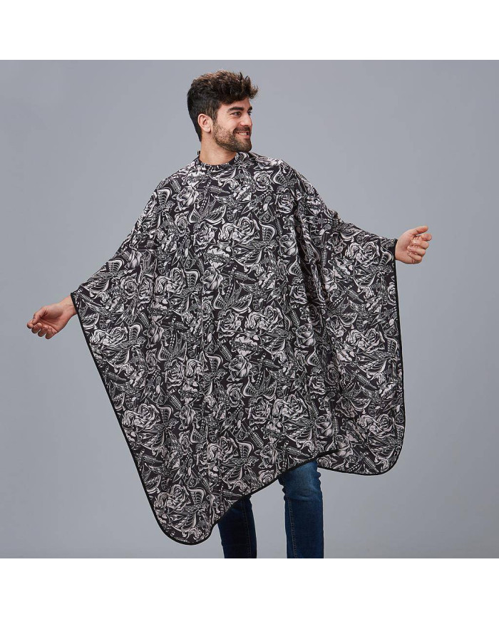 CAPA DE PELUQUERIA ESTAMPADA GARYS