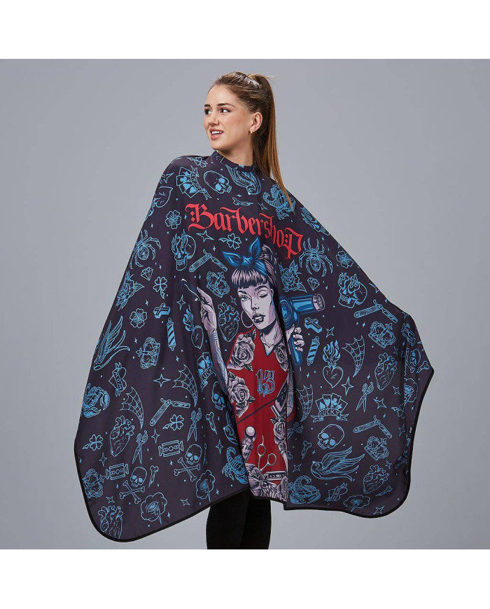 CAPA DE PELUQUERIA ESTAMPADA GARYS