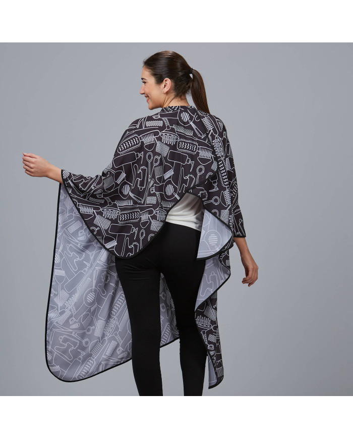 CAPA DE PELUQUERIA ESTAMPADA GARYS