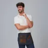 DELANTAL CORTO VAQUERO Y PIEL 30X42 CM GARYS