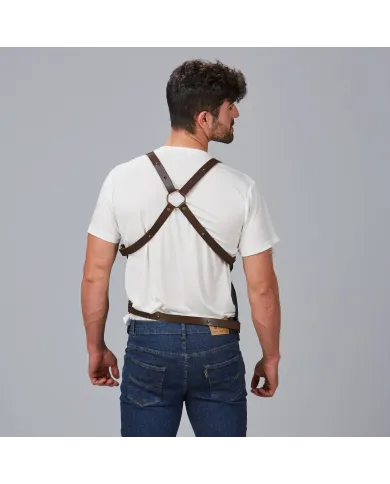 CHALECO UNISEX VAQUERO Y PIEL KURUME GARYS