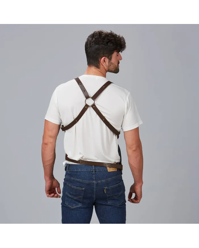 CHALECO UNISEX VAQUERO Y PIEL KURUME GARYS