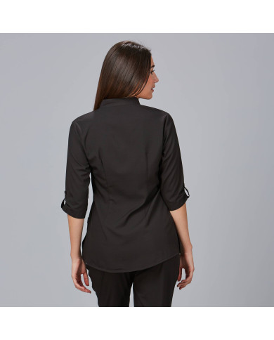 BLUSA MUJER CUELLO MAO VINCA GARYS