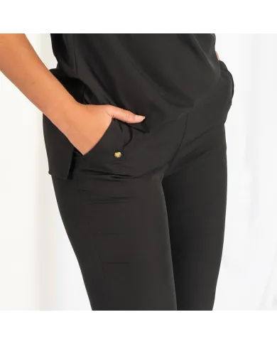 PANTALON MUJER GOMA COSTADOS GARYS