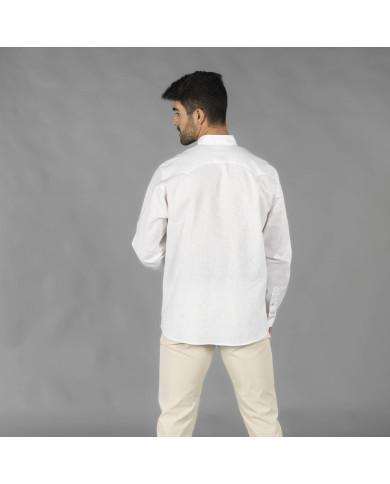 GUAYABERA HOMBRE CUELLO MAO BORNEO GARYS