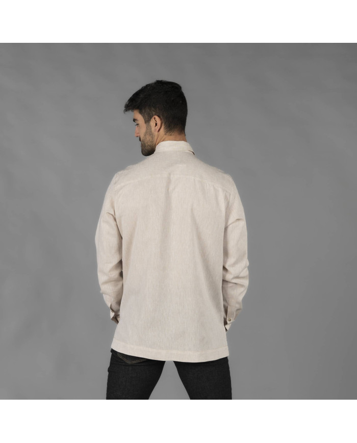 GUAYABERA HOMBRE CUELLO CAMISERO SALOMON GARYS