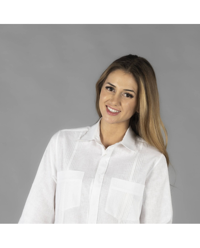 GUAYABERA MUJER CUELLO CAMISERO SUMATRA GARYS