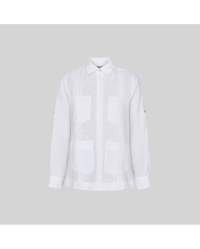 GUAYABERA MUJER CUELLO CAMISERO SUMATRA GARYS