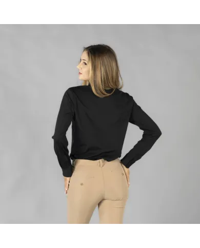 CAMISA MUJER INTERLOCK CUELLO CAMISERO CERDEÃA GARYS