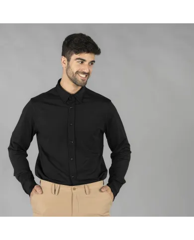 CAMISA HOMBRE INTERLOCK CUELLO CAMISERO LUZON GARYS