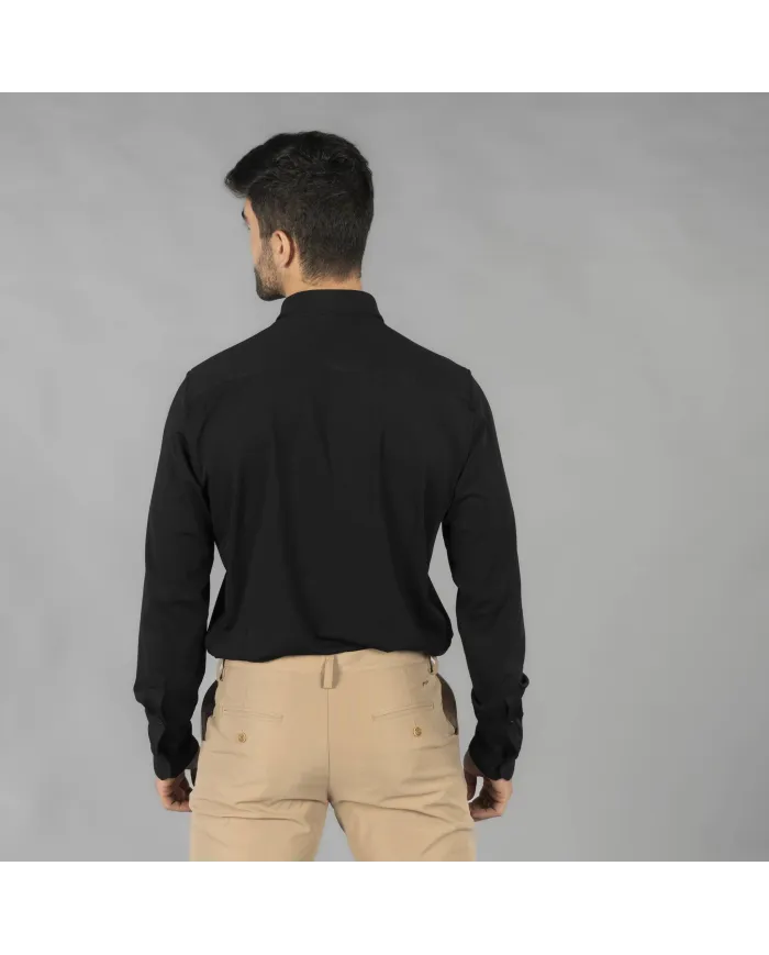 CAMISA HOMBRE INTERLOCK CUELLO CAMISERO LUZON GARYS