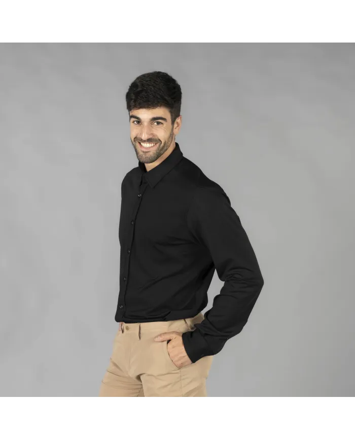 CAMISA HOMBRE INTERLOCK CUELLO CAMISERO LUZON GARYS