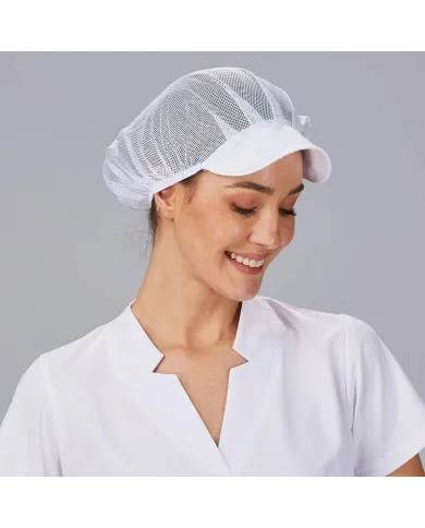 GORRA UNISEX REJILLA VISERA BCA. (PAQ. 10 UNID) GARYS