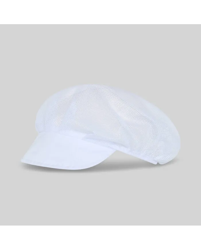 GORRA UNISEX REJILLA VISERA BCA. (PAQ. 10 UNID) GARYS