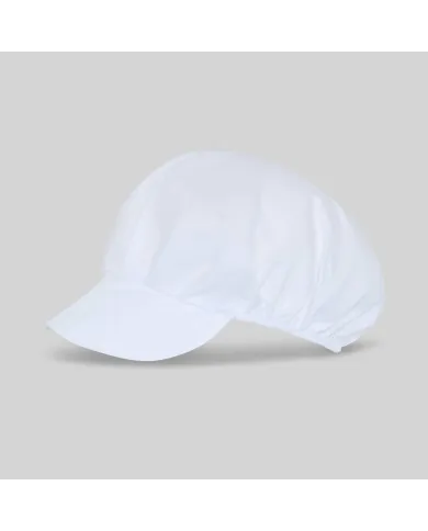 GORRA UNISEX POPELIN BLANCA (PAQ. 10 UNID) GARYS