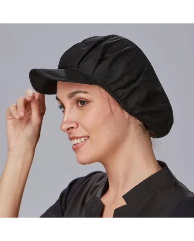 GORRA UNISEX POPELIN NEGRO (PAQ. 10 UNDS) GARYS