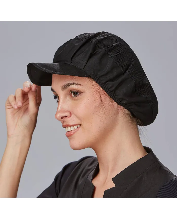 GORRA UNISEX POPELIN NEGRO (PAQ. 10 UNDS) GARYS