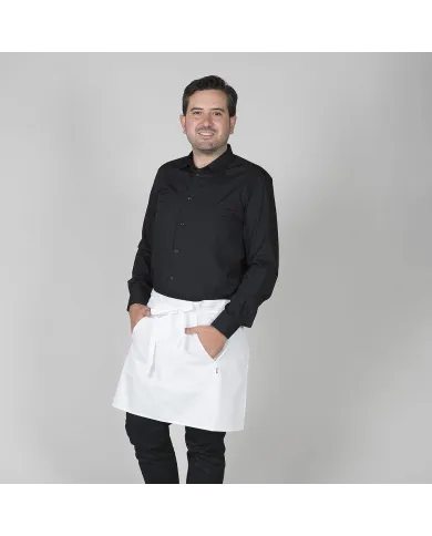 DELANTAL SIN PETO Y BOLSILLO BLANCO 50X75 CM GARYS