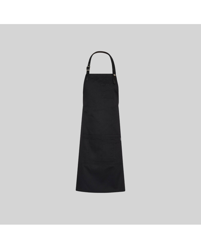 DELANTAL CON PETO CINTA DE CUERO 72X80 CM GARYS