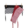 DELANTAL CORTO CON BOLSILLO ESTAMPADO 30X60 CM GARYS
