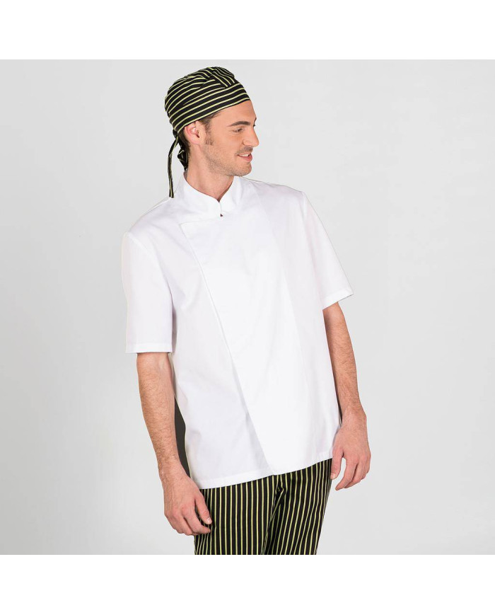 CHAQUETA COCINA M/C VELCRO GARYS